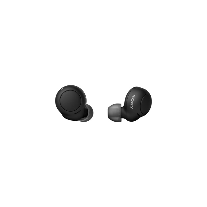 Casti wireless In-Ear Sony, microfon, Bluetooth, Negru