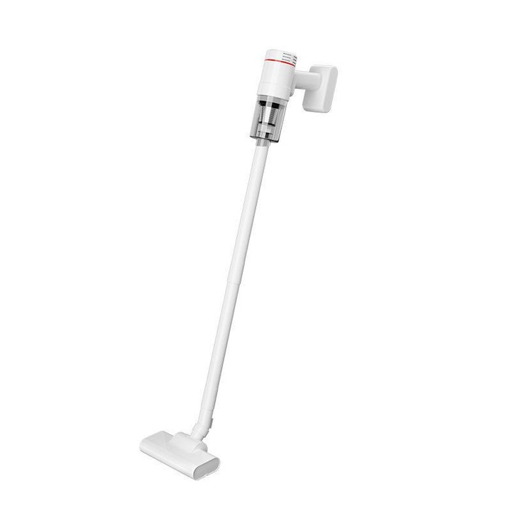 Akkus porszívó 2 az 1-ben Demine LT-116CG, Fehér, 120W/150W, Nedves és száraz funkció, Akkumulátor kapacitása 2x2000mAh/3x2000mAh, Kompakt kialakítás, Több tartozék