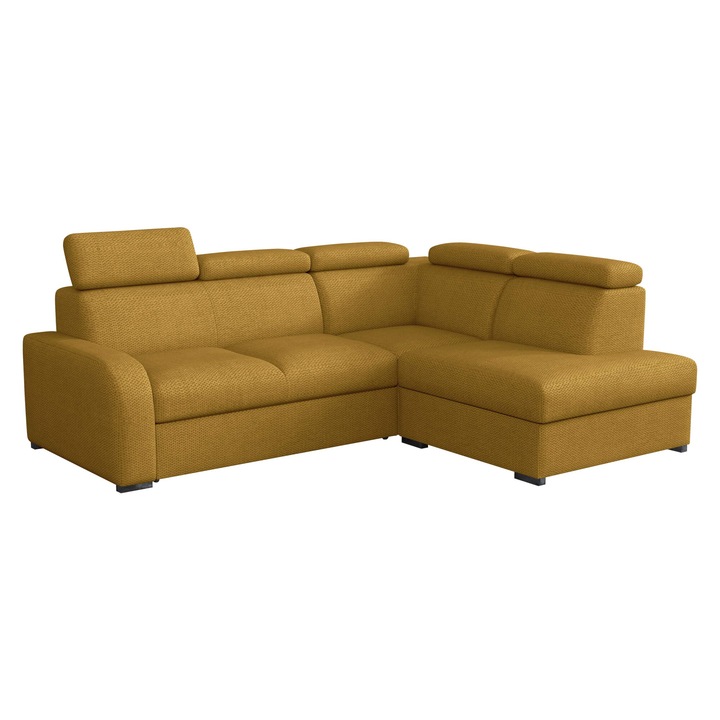 Coltar Losar 2rRLXp, MIRJAN24, dreapta, galben, 200x250x85 cm