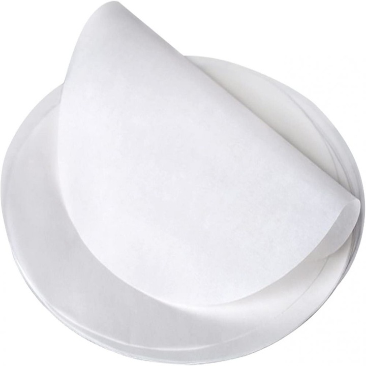Hartie de copt rotunda, 30 cm, Alb