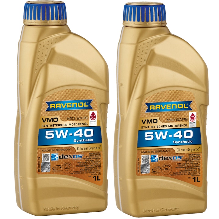 Pachet 2 Litri ulei Ravenol VMO 5W40