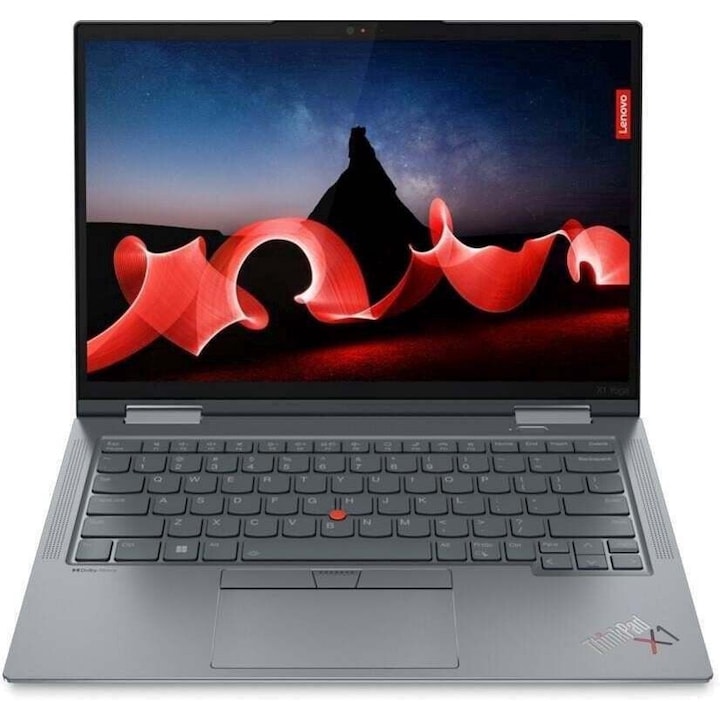 Laptop Lenovo ThinkPad X1 Yoga Gen 8, 14 inch 1920 x 1200 Touchscreen, Intel Core i7-1355U 10 C / 12 T, 5.00 GHz, 12 MB cache, 15 W, 16 GB LPDDR5, 512 GB SSD, Intel Iris Xe Graphics, Windows 11 Pro