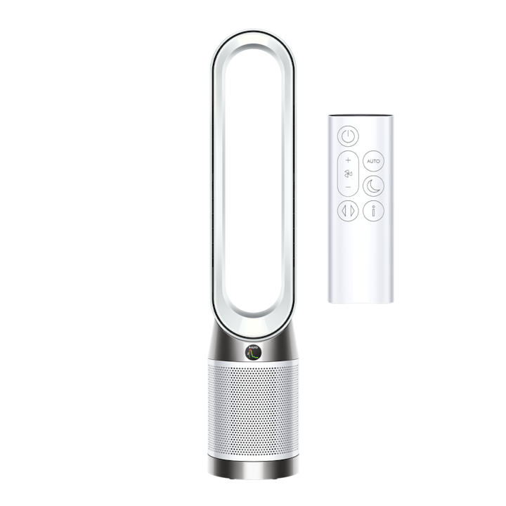 Пречиствател за въздух Dyson Purifier Cool™ Gen1 TP10, 10 степени на скоростта, HEPA филтър H13, Магнитно дистанционно управление, Бял