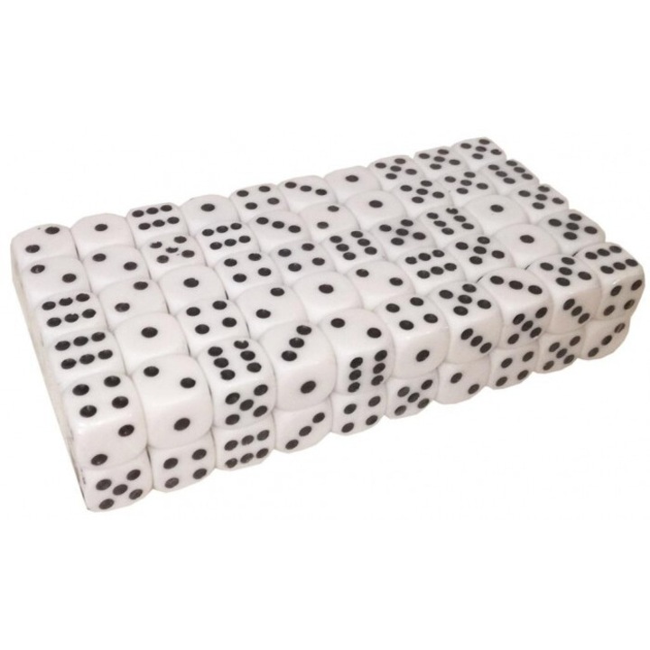 Set 100 zaruri Trifox, alb/negru, 38x52cm