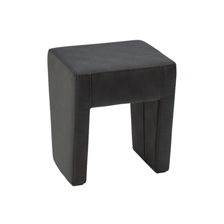 Fix Ambassador zsámoly, téglalap alakú, grafitszürke szövet, 41 x 39 x 47 cm, 1C