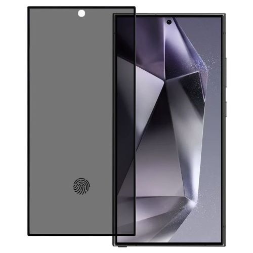 Folie de sticla Privacy (cu amprenta functionala) compatibila cu Samsung Galaxy S24 Ultra