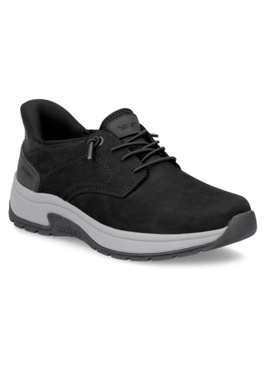 Rieker 11050-00 fekete ferfi cipo, Fekete