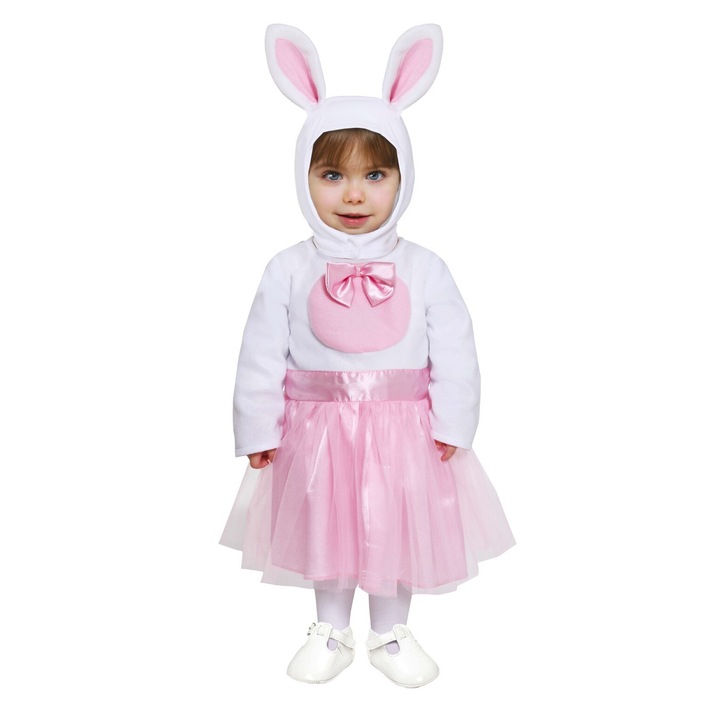 Costum bebe iepuras fetita 86 cm (16-22 luni)