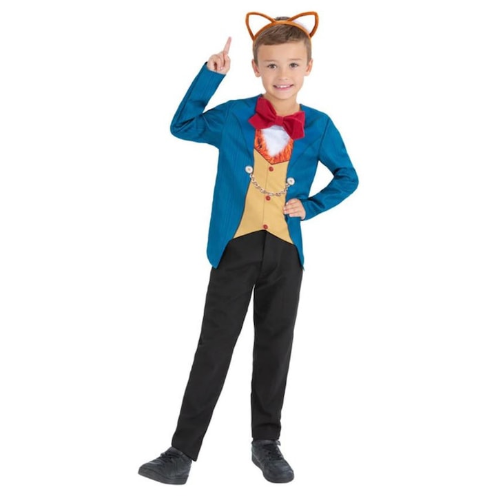 Costum carnaval vulpe Gentleman Fox copii 150 cm (10-12 ani)