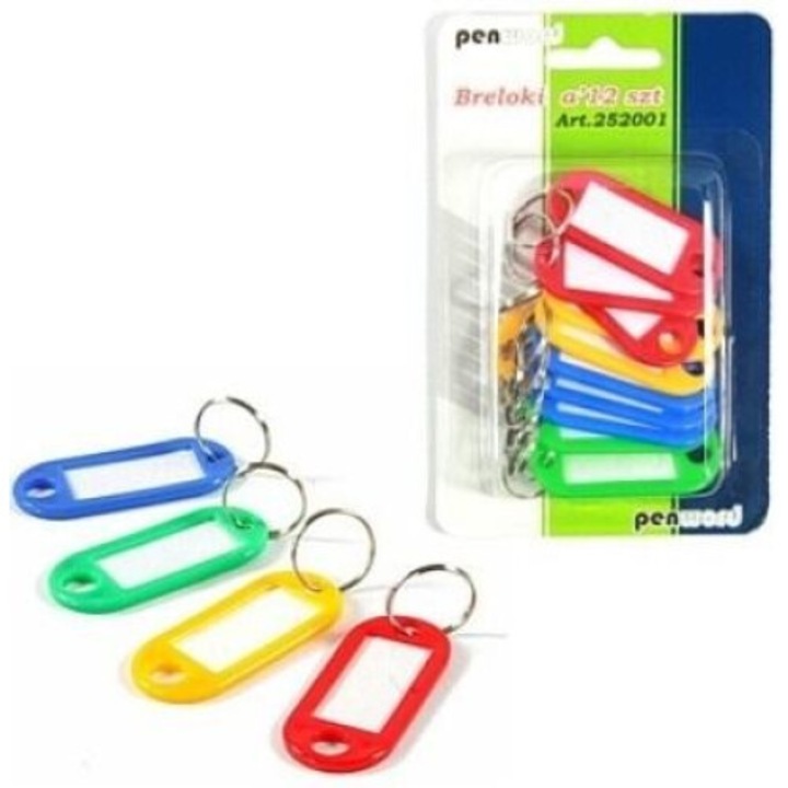 Set brelocuri Penword, 12 piese, 102x176 mm