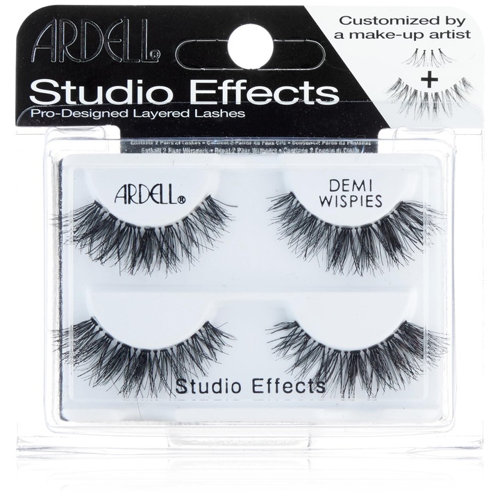 Изкуствени мигли, Ardell, Studio Effects Wispies, 2бр, черни