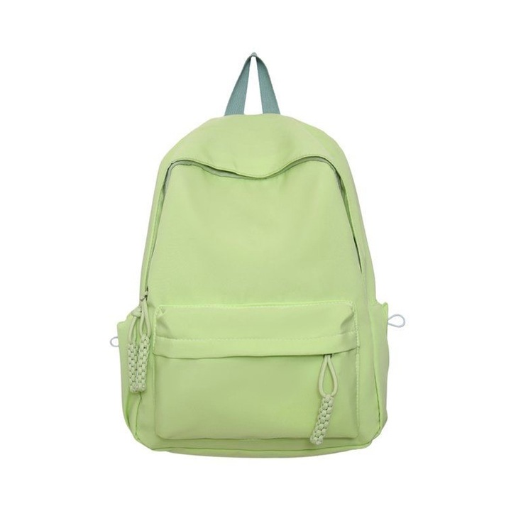Ghiozdan/rucsac pentru scoala sau calatorii, impermeabil, ZY-3365, verde, 40 x 29 x 13 cm