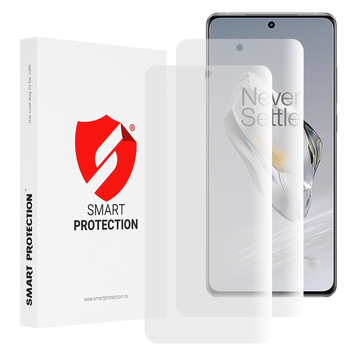 Folie regenerabila premium OnePlus 12 Smart Protection Classic, transparenta (Pachet 2buc.)
