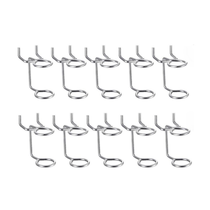 Organizator scule Niks, suport multi-instrument, 24 piese, pentru panou perforat