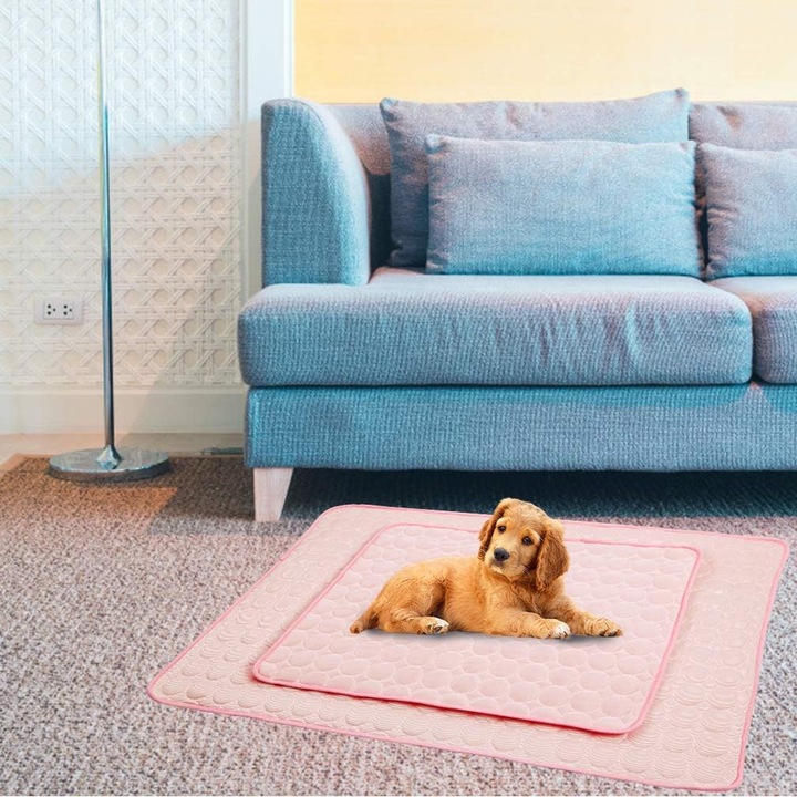 Hűvös matrac kutyáknak, autós, kétoldalas, 100%-ban mosható, 60x90cm