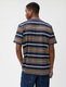 KOTON, Tricou de bumbac in dungi, Bleumarin, L