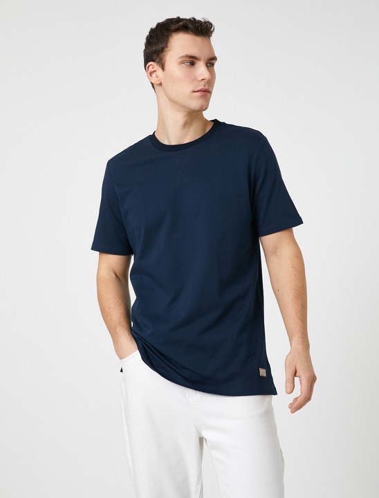 KOTON TSHIRT SS BSC Koton Men Basic T-Shirt Tag Detailed Crew Neck Short Sleeve 169845