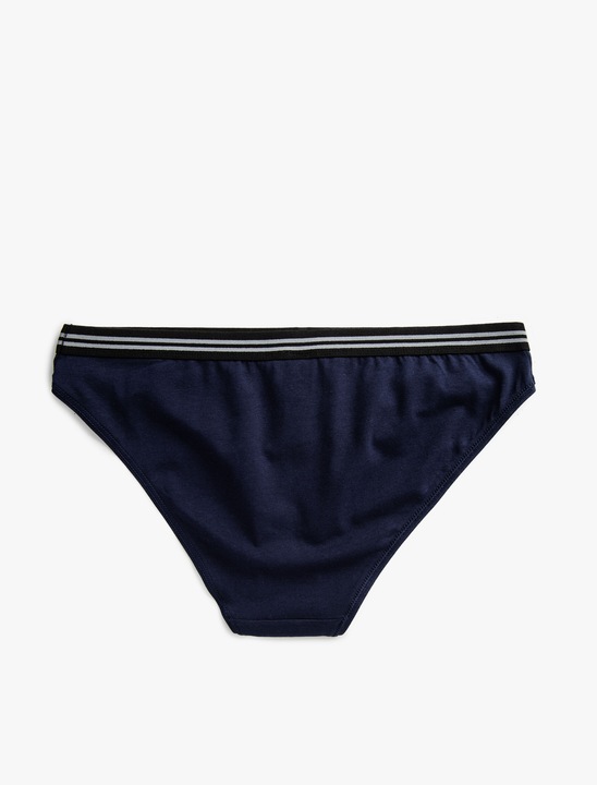 KOTON, Chiloti de bumbac cu imprimeu grafic, Bleumarin, L