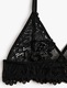 KOTON, Sutien cu barete ajustabile Lacy, Negru, S