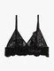 KOTON, Sutien cu barete ajustabile Lacy, Negru, S