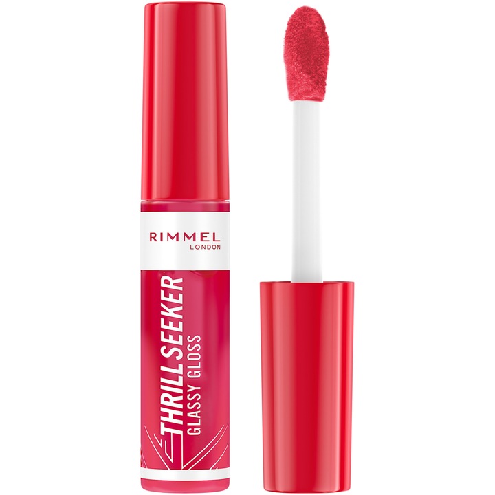 Гланц за устни Rimmel London Thrill Seeker Glassy Gloss 350 Pink to the Berry, 10 мл