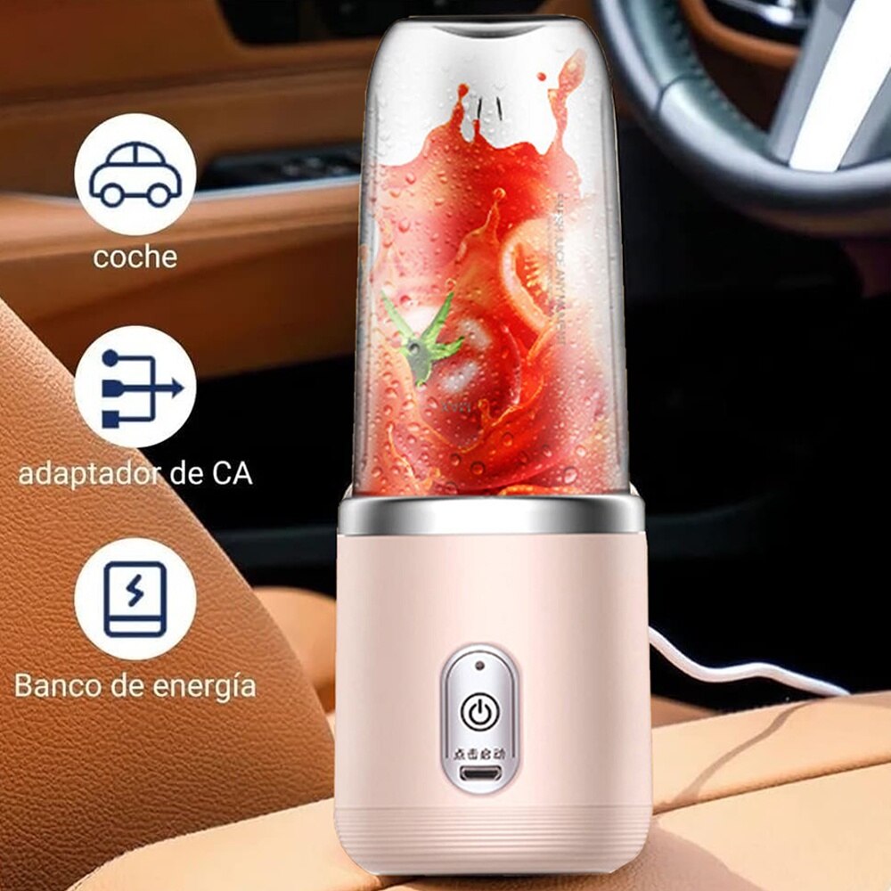 Mini Storcator de suc portabil, Redkid®, 400 ML, 21rpm, 1500MAh, Pentru ...