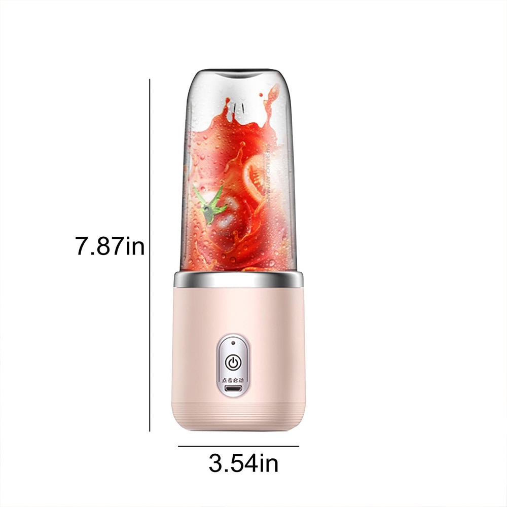 Mini Storcator de suc portabil, Redkid®, 400 ML, 21rpm, 1500MAh, Pentru ...