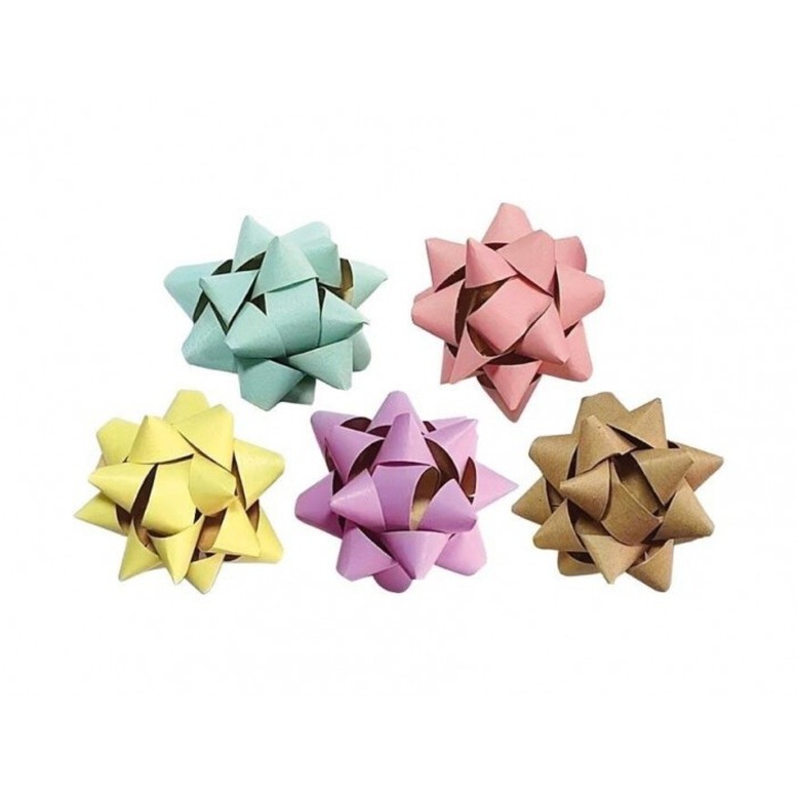 Set de 50 Rozete Kraft MFP, 1.8x11cm, ambalate in folie, 400x503 mm