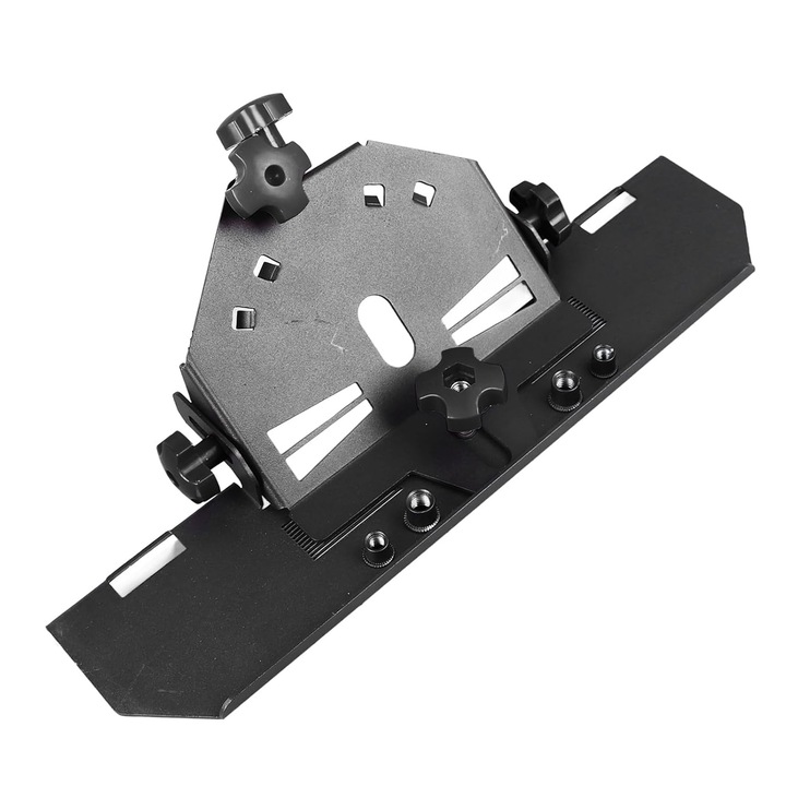 Адаптер за рязане на керамични плочки под 45 градуса за ъглошлайф (flex), Hggzeg, Диаметър на диска 115 мм или 125 мм, Противоплъзгащ, Здрав и издръжлив, Подходящ за професионална употреба, Черен