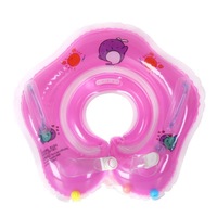 Colac de gat pentru bebelusi，Babyswimmer，roz，cureluse de ajustare in jurul gatului，0-24luni，Pawlisor®