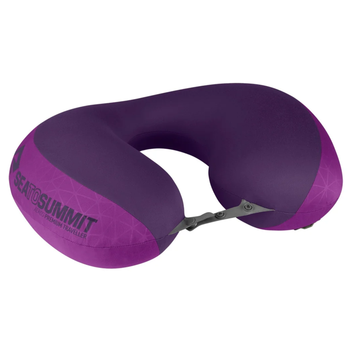Възглавница за пътуване Sea to Summit Traveler, 39x29x11 см, лилава
