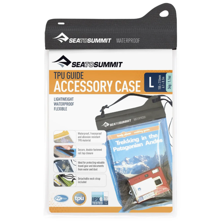 Carcasa TPU impermeabila Sea to Summit Guide Accessory Large, 21.5x15 cm, negru