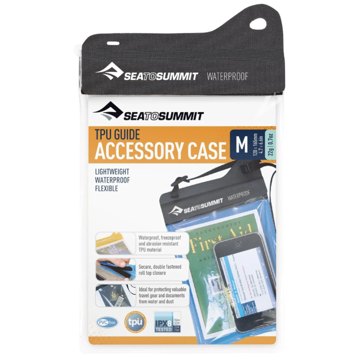 Carcasa TPU impermeabila Sea to Summit Guide Accessory Medium, 16.5x12 cm, negru