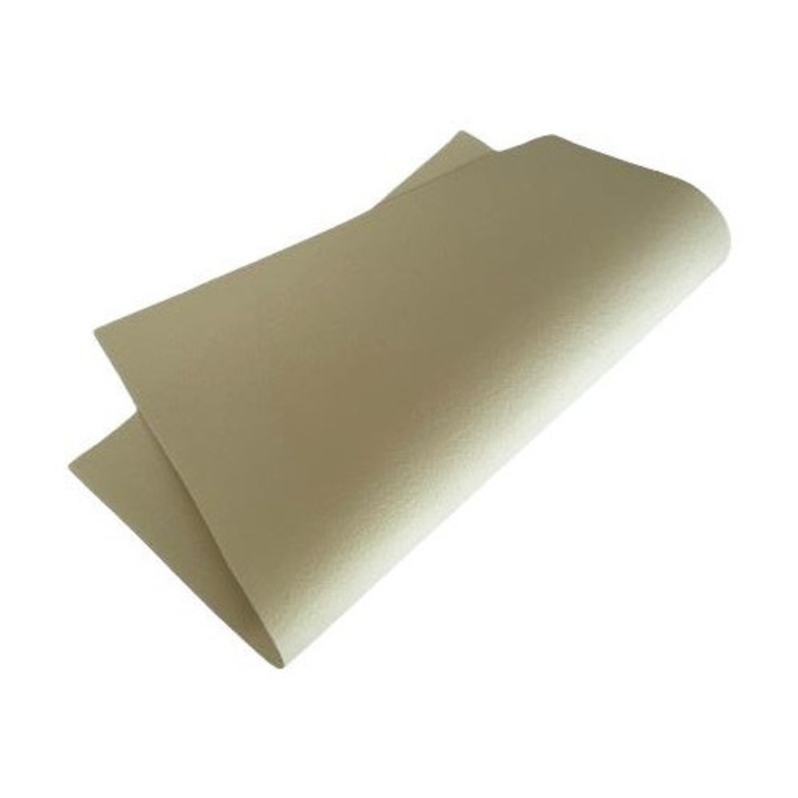 Fetru rigid 1.2mm 25X55cm, crem deschis