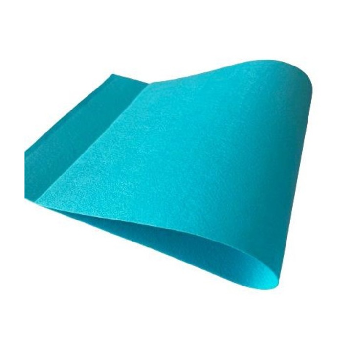 Fetru rigid 1.2mm 25X55cm, albastru deschis