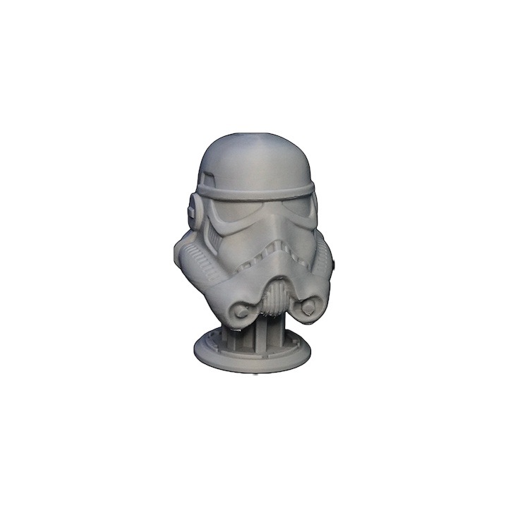 Figurina Stormtrooper Helmet, Star Wars, Head Statuie, Argintiu, 9cm
