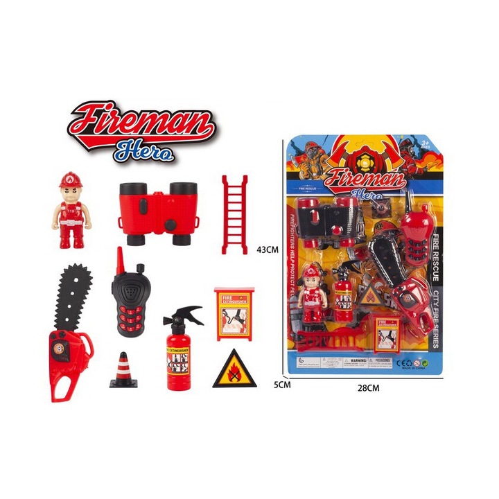 Пожарникарски комплект с аксесоари