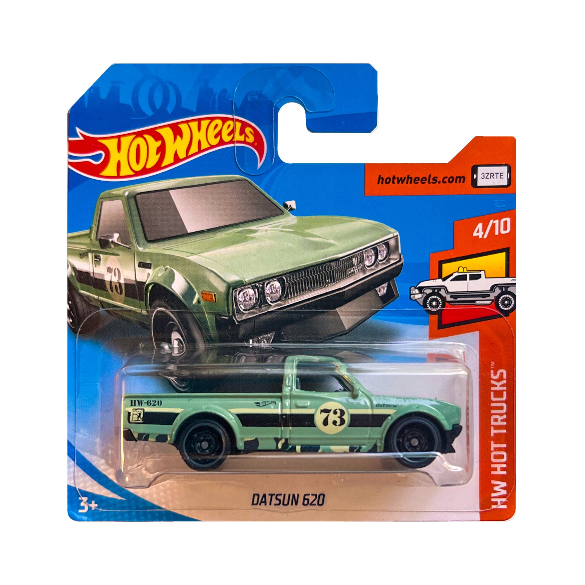 HotWheels STH Datsun 620 グリーン Masinuta metalica Hot Wheels, Datsun 620, 1:64, Verde - eMAG.ro