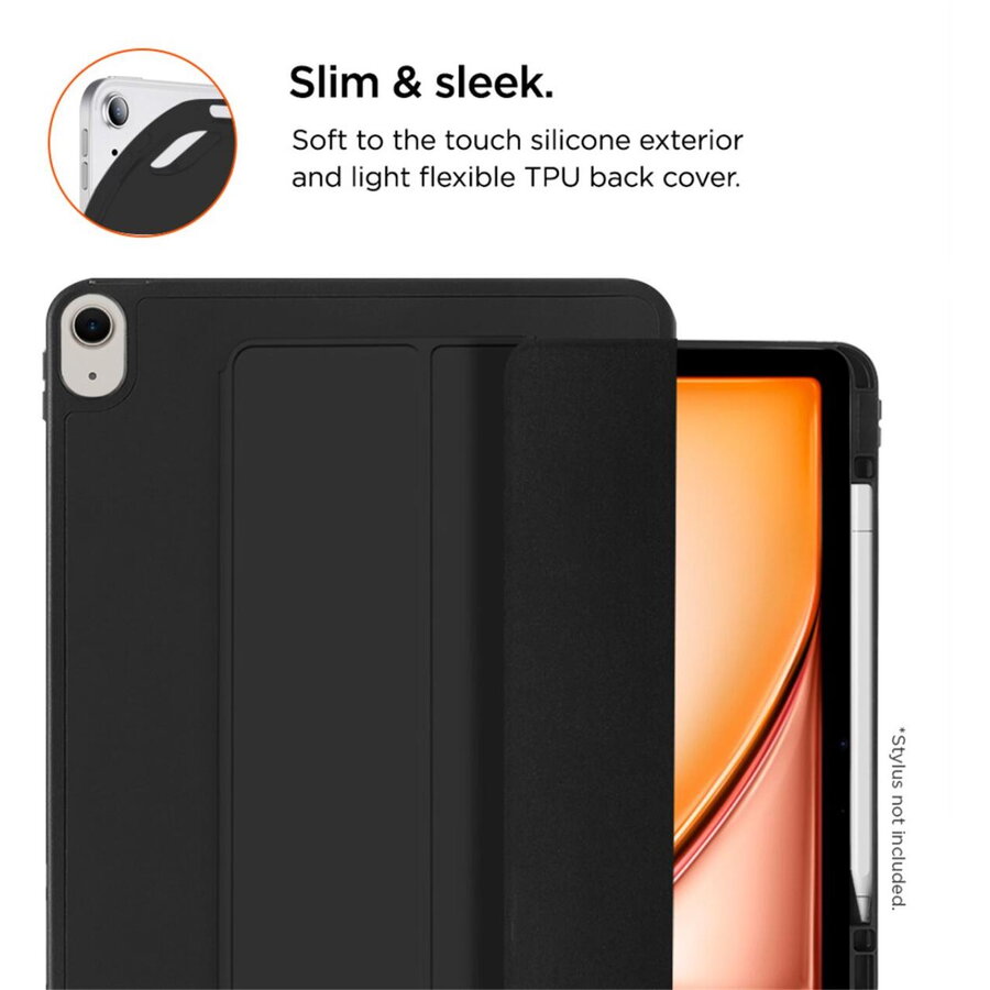 Husa Eiger Storm 250m Stylus compatibila cu iPad Air 13 (2024) Black