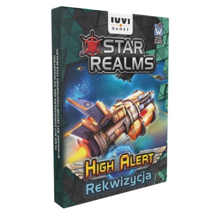 Joc de societate Star Realms: High Alert: Rekwizycja, IUVI Games, 65x94mm