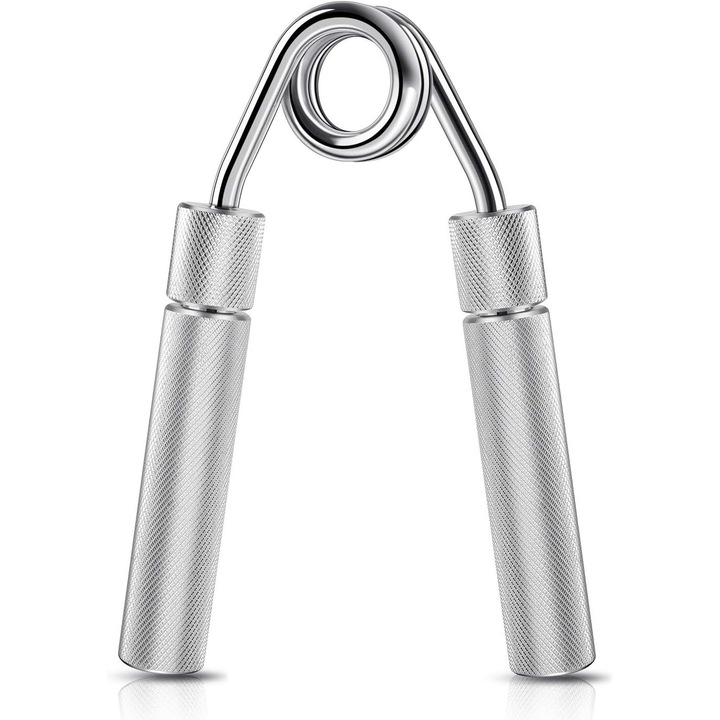 Echipament de antrenament pentru antebrat, Enforose, antrenor de forta de prindere, 4 niveluri de rezistenta, manere din aluminiu antiderapante, portabil