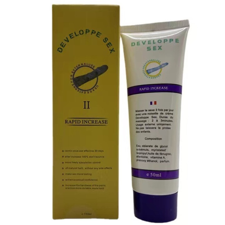 Crema de masaj pentru barbati, TITAN XXL, stimulent sexual, extract de ulei de jojoba