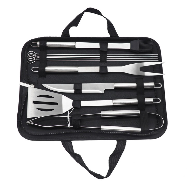 GOGOU grill készlet, rozsdamentes acél, 9 db