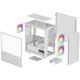 Компютърна кутия DeepCool CH360 DIGITAL ARGB, White