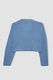 DeFacto, Cardigan crop cu decolteu in V, Albastru pastel, XS