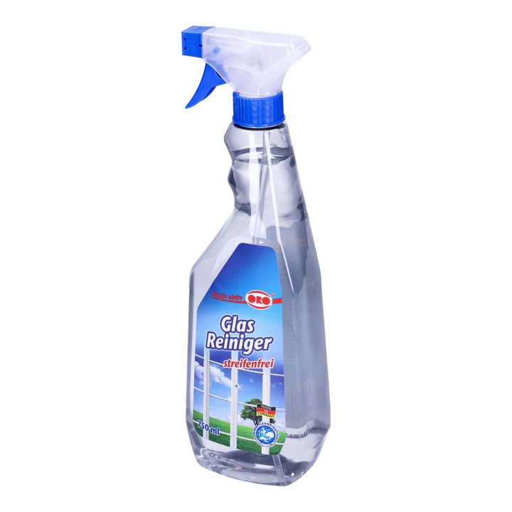 Solutie Pentru Spalarea Geamurilor, Oro, Oro Glass Clean, 750 ml, Eficienta, Design Ergonomic, Curatare Rapida, Indeparteaza Pete Dificile, Manopera De Inalta Calitate, De Lunga Durata