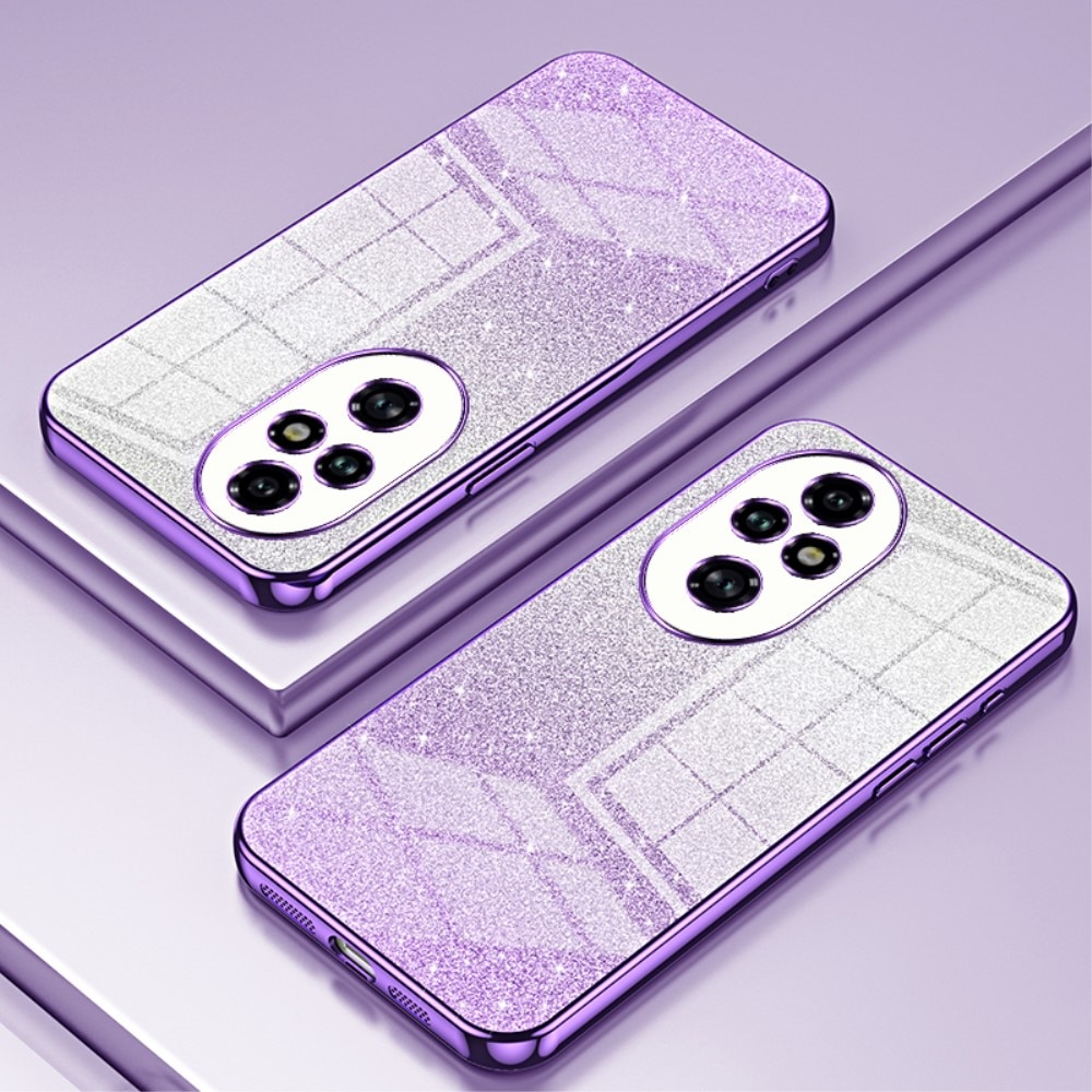 Husa pentru Honor 200 Pro 5G gradient glitter anticadere din TPU de inalta calitate - purple