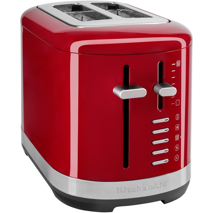 Тостер KitchenAid 5KMT2109EER, 2 слота, 980W, Червен