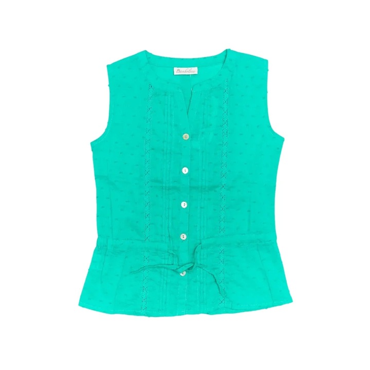 Bluza fara maneci, fete, Bimbalina, cu nasturi, 31431-2