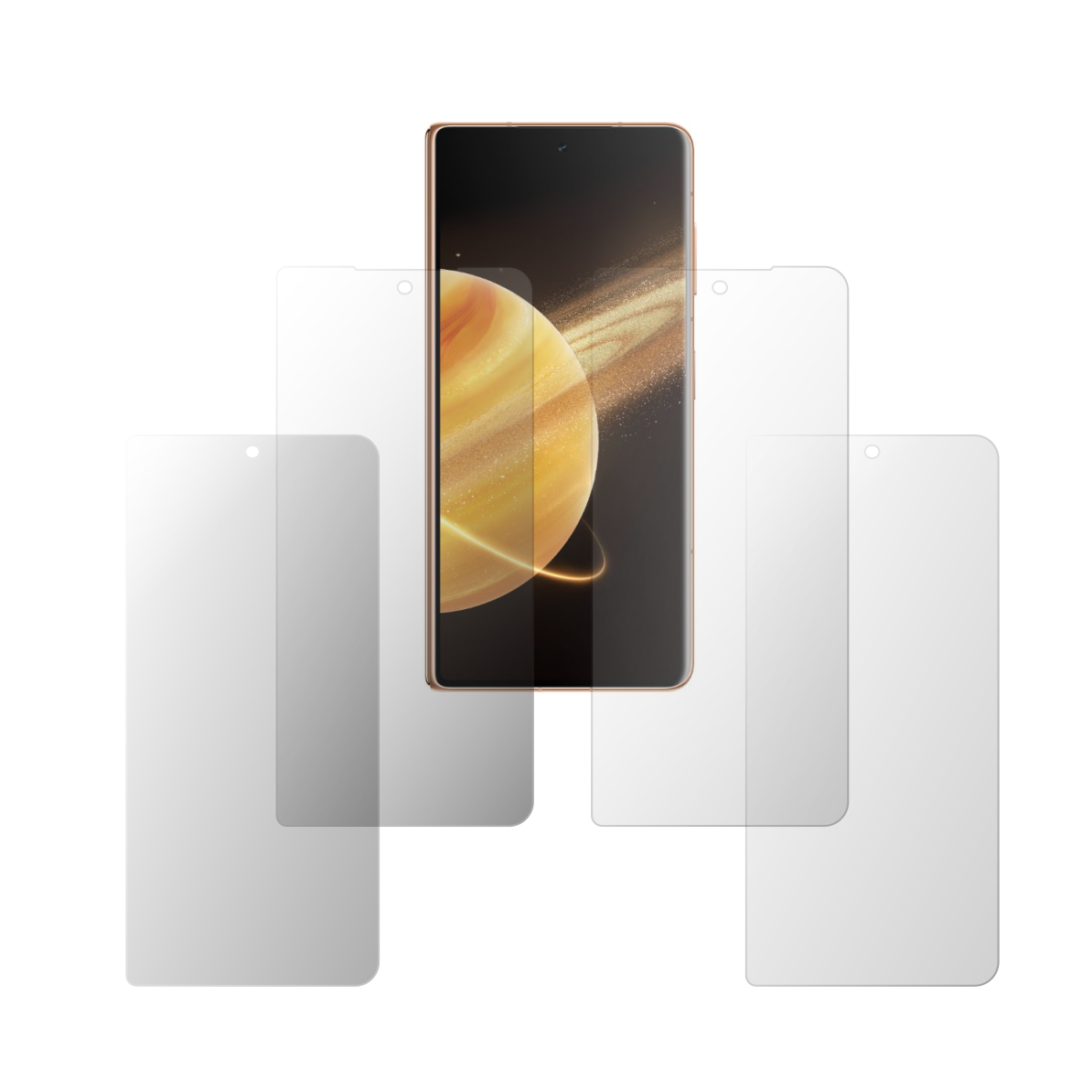 Set 4X Folie Protectie Ecran Folie24, pentru Honor Magic V3, 2X Ultra-Clear + 2X Mate, Acoperire Full-Display si Case-Friendly, Adezive, Flexibile cu Auto Regenerare